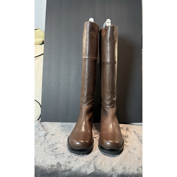 Gentle Souls Kenneth Cole Winfield Stretch Tall Boots Chocolate Brown Wms 8M NEW - Picture 9 of 15